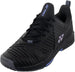 STS3BK Yonex Men`s Power Cushion Sonicage 3 Tennis Shoes (Black) - Angled Left