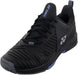 STS3BK Yonex Men`s Power Cushion Sonicage 3 Tennis Shoes (Black) - Angled Left