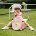 TCB218 Ame & Lulu Tennis Camper Backpack (Pink Pastel/Rainbow)