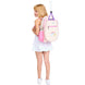 TCB218 Ame & Lulu Tennis Camper Backpack (Pink Pastel/Rainbow)