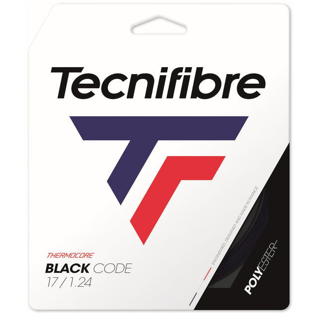 TFBC17 Tecnifibre Black Code 17g Tennis String (Set)
