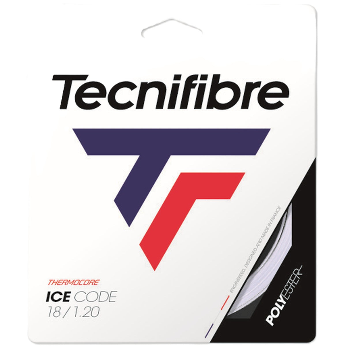 TFIC-18 Tecnifibre Ice Code 18g Tennis String (Set)