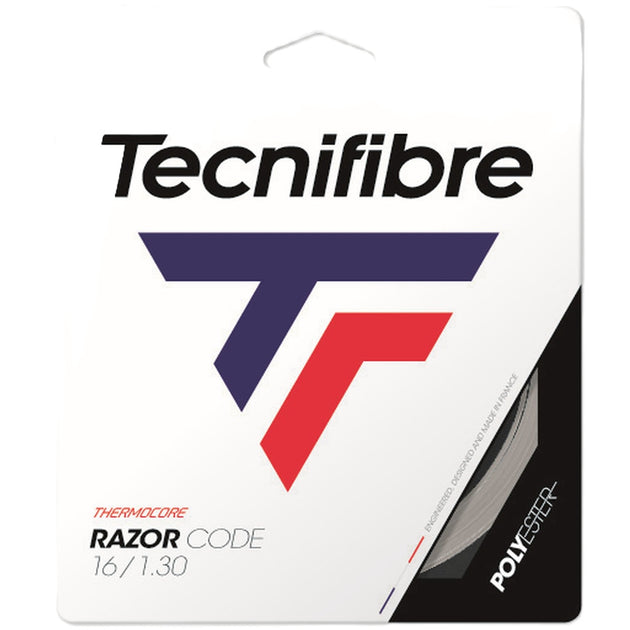 TFRCC-16 Tecnifibre Razor Code Carbon 16g Tennis String (Set)