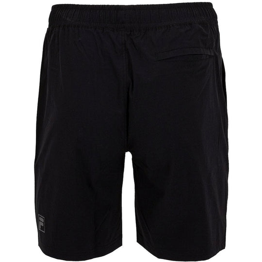 TM13A568-001 Fila Men's Back Spin Tennis Shorts (Black)