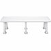 Tourna White Mid Court Tennis Bench