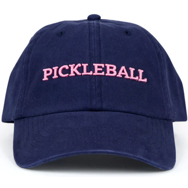 TPH317_Ame_Lulu_Womens_Triple_Play_Hat_Navy_Pink_Pickleball