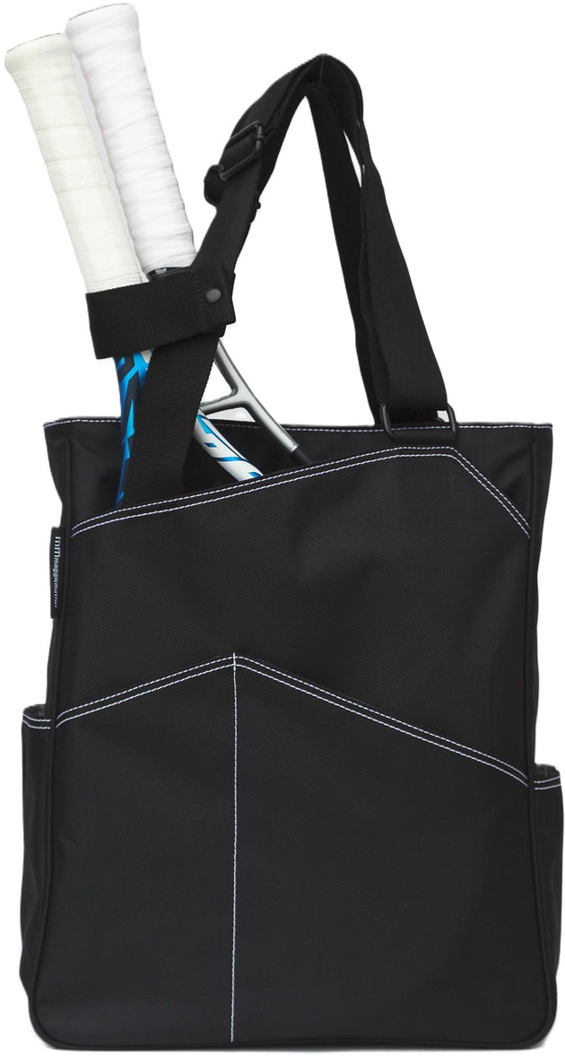 TT03-09.2 Maggie Mather Original Tennis Tote (Black)