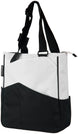 TT03-23.1 Maggie Mather Original Tennis Tote (Black/Sea Salt Block)