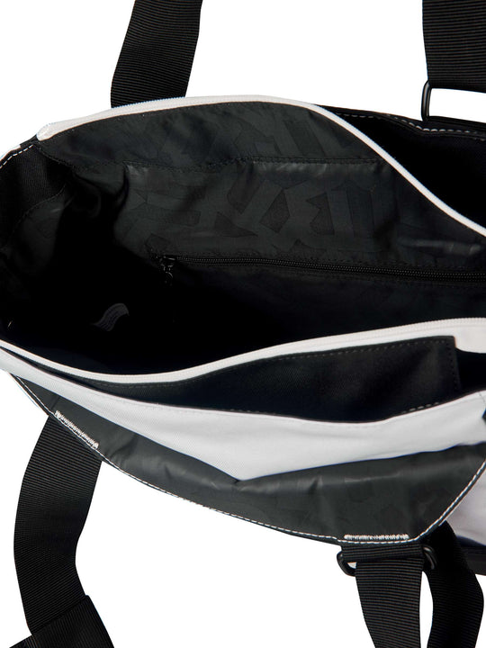 TT03-23.1 Maggie Mather Original Tennis Tote (Black/Sea Salt Block)