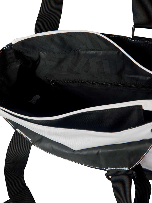 TT03-23.1 Maggie Mather Original Tennis Tote (Black/Sea Salt Block)
