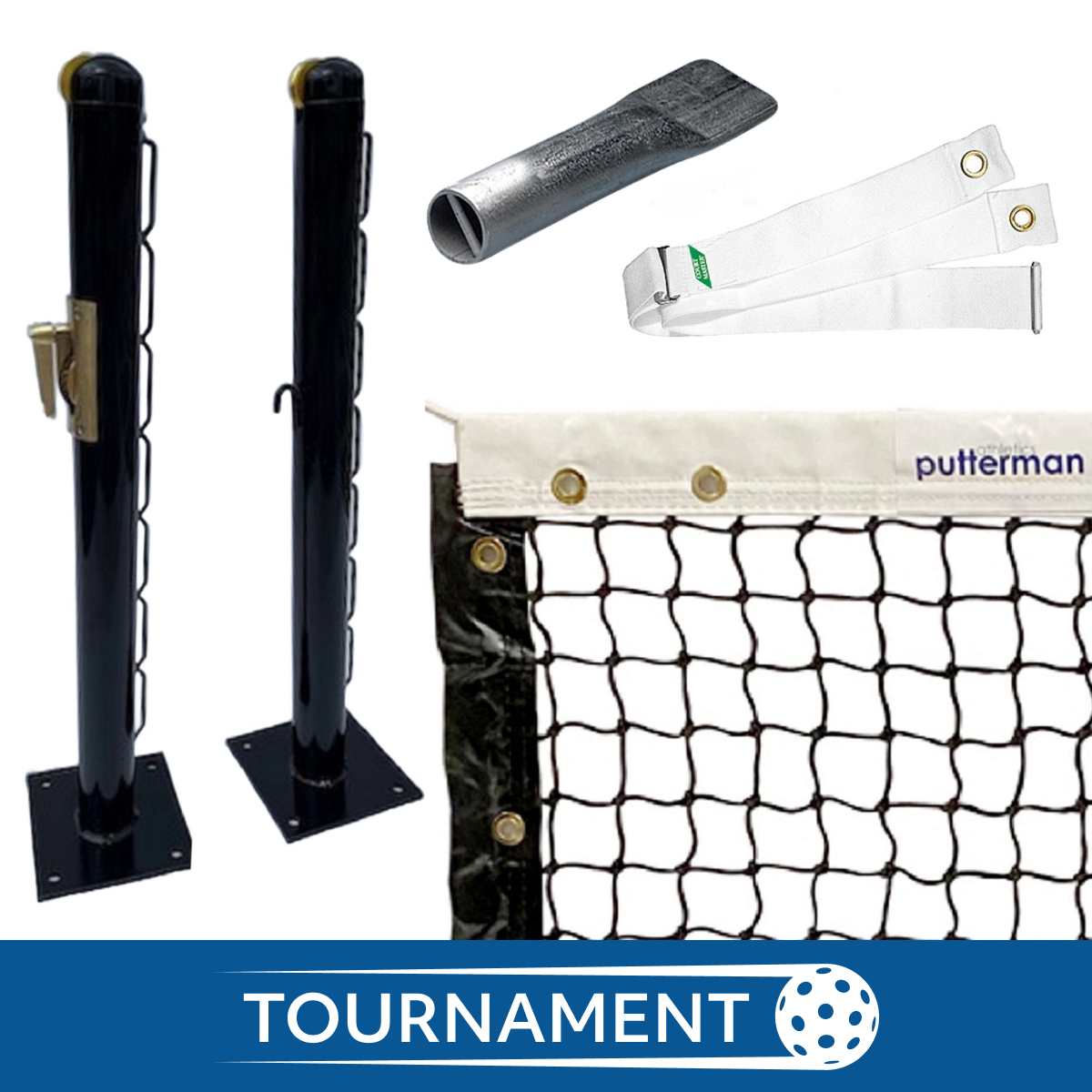 Tournament Pickleball Court Equipment Package