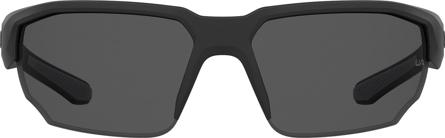 UA0012S 003-M9 Under Armour Blitzing Sport Sunglasses (Matte Black/Grey)