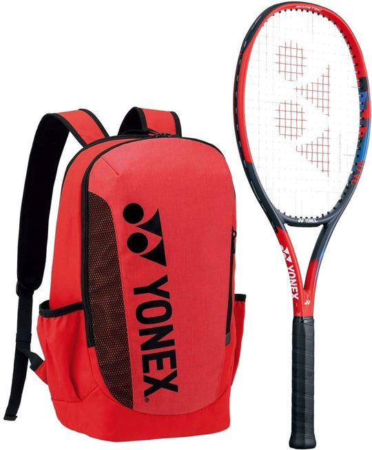 VCoreAce-BAG42112SR Yonex VCore Ace 7th Gen Tennis Racquet + Backpack (Red)