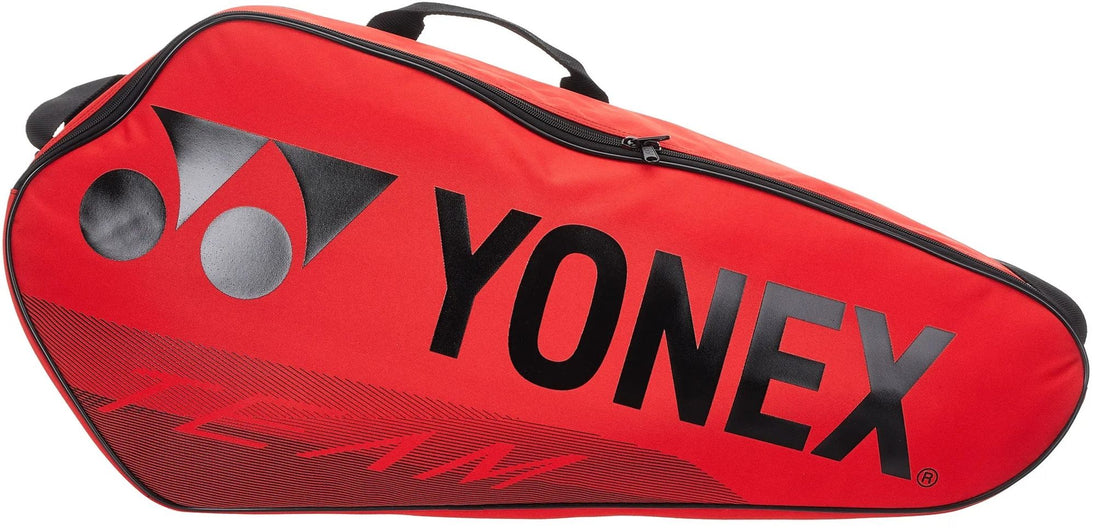 VCoreAce-BAG42126R-Ball Yonex VCore Ace 7th Gen Tennis Racquet + 6pk Bag with 3 Tennis Balls (Red)