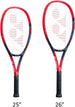 VCoreJr-BAG42123R Yonex Junior VCore 7th Generation Scarlet Tennis Racquet Bundled with a Yonex Team 3 Racquet Tennis Bag (Red)