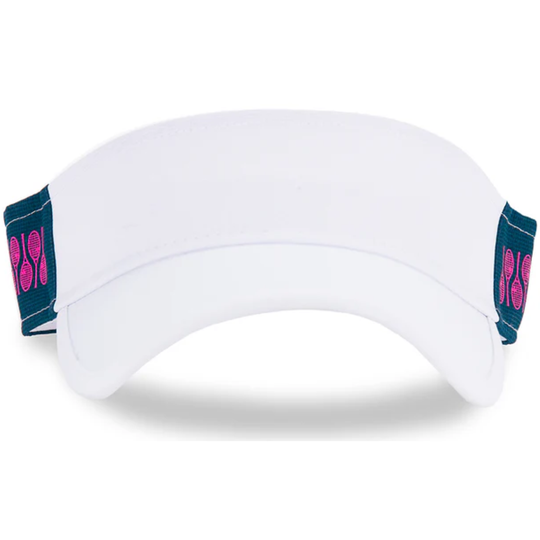VSR211_Ame_Lulu_Womens_Head_In_The_Game_Tennis_Visor_Navy_Pink_Racquets