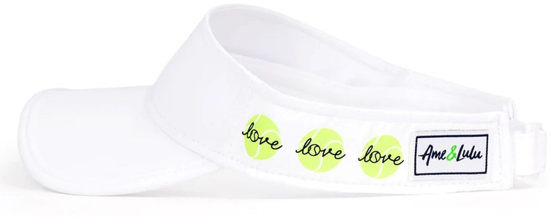 VSR295 Ame & Lulu Head in the Game Tennis Visor (Green Ace)