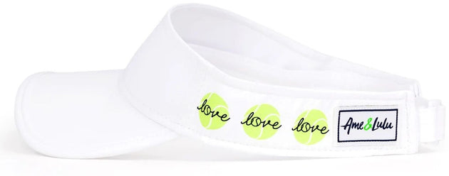 VSR295 Ame & Lulu Head in the Game Tennis Visor (Green Ace)