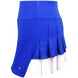 W2207-RYW DUC Flirt-2 Women's Double-Pleat Tennis Skort (Royal-Blue/White)