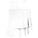 W2207-WW DUC Flirt-2 Women's Double-Pleat Tennis Skort (White/White)