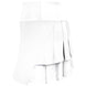 W2207-WW DUC Flirt-2 Women's Double-Pleat Tennis Skort (White/White)