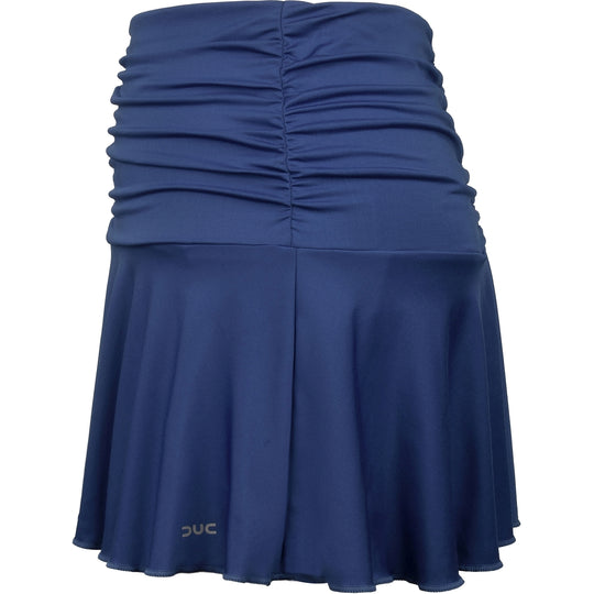 W2208-NV DUC Kourtney Women's Ruched / Flounce Tennis Skort (Navy)
