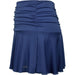 W2208-NV DUC Kourtney Women's Ruched / Flounce Tennis Skort (Navy)