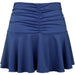 W2208-NV DUC Kourtney Women's Ruched / Flounce Tennis Skort (Navy)