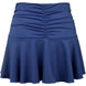 W2208-NV DUC Kourtney Women's Ruched / Flounce Tennis Skort (Navy)