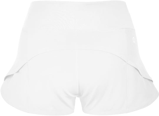 W2332-WHT DUC Women's Summer 3 Inch Impeccable Tennis Shortie (White)