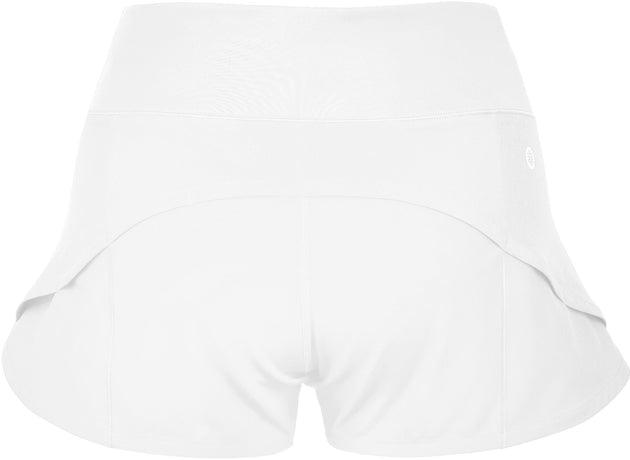 W2332-WHT DUC Women's Summer 3 Inch Impeccable Tennis Shortie (White)