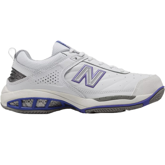 WC806W-B- New Balance Women's Tennis Shoes (White/Navy)