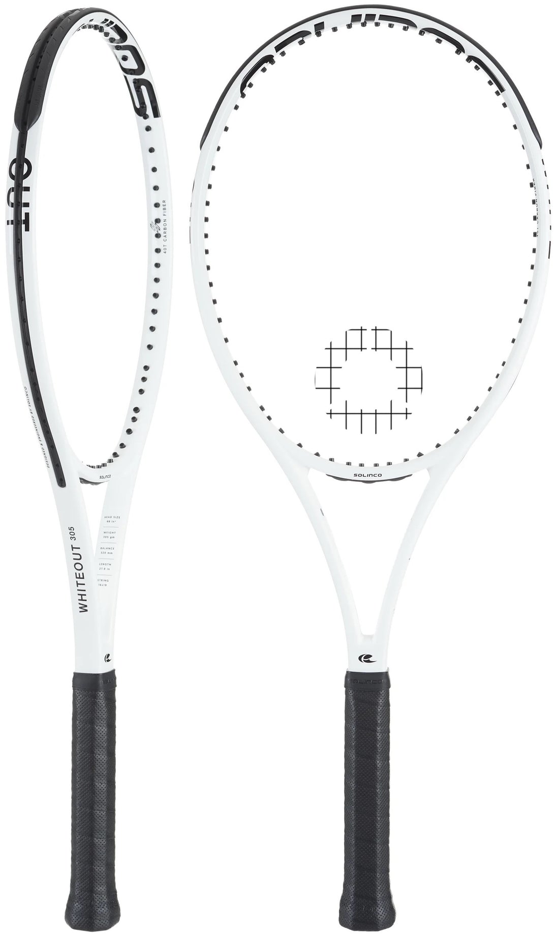 Solinco Whiteout 305 Demo Racquet - Not for Sale