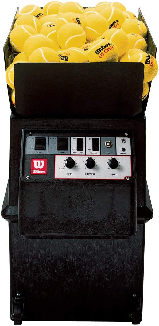 WIL-PBM2L Wilson Portable Tennis Ball Ma0chine with 2-Line Oscillator