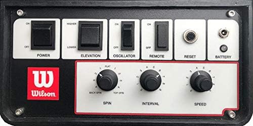 WIL-PBM2L Wilson Portable Tennis Ball Machine with 2-Line Oscillator