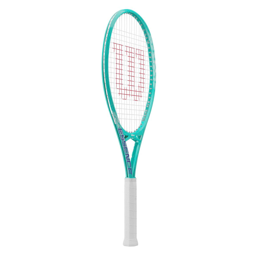 WR087410U-4.25-WRZ601403-Balls-BNDL Wilson Essence 112 Teal Tennis Racquet Bundled w Advantage 2.5 Tennis Bag Black and 3 Pink Tennis Balls c