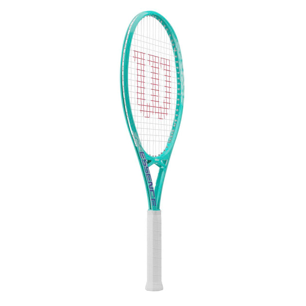 WR087410U-4.25-WRZ601403-Balls-BNDL Wilson Essence 112 Teal Tennis Racquet Bundled w Advantage 2.5 Tennis Bag Black and 3 Pink Tennis Balls c