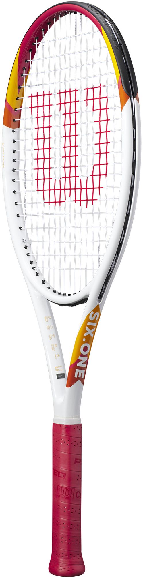 WR125010U-WRZ601403 Wilson Six One Tennis Racquet Bundled w an Advantage II Tennis Bag (Black) c