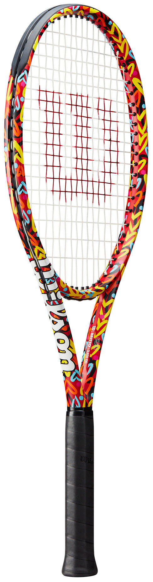 WR128211U Wilson Clash 100 v2 Britto Hearts Tennis Racquet
