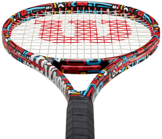 WR128311U Wilson Pro Staff 97 v13 Britto Hearts Tennis Racquet