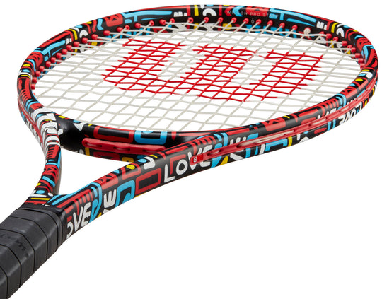 WR128311U Wilson Pro Staff 97 v13 Britto Hearts Tennis Racquet