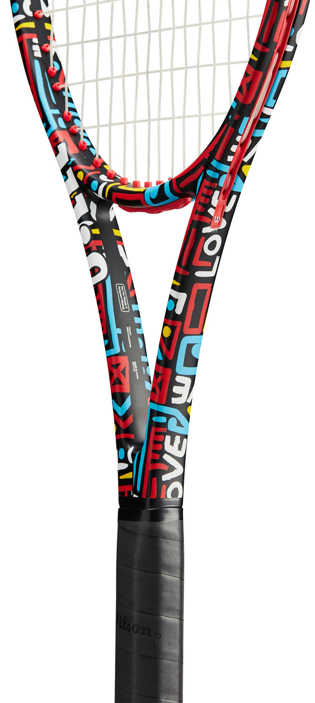 WR128311U Wilson Pro Staff 97 v13 Britto Hearts Tennis Racquet
