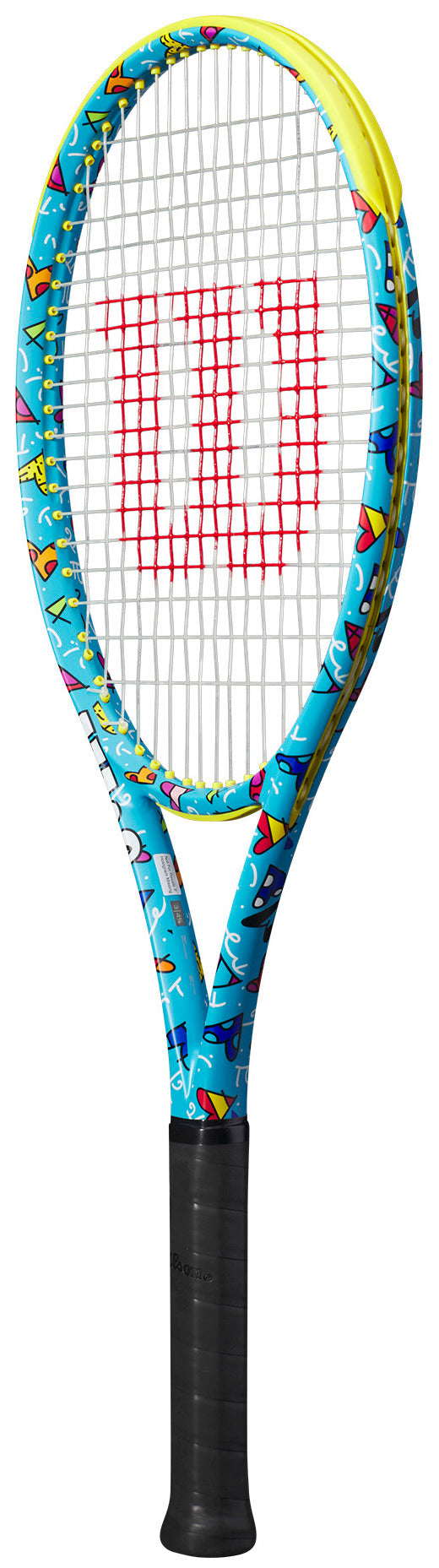 WR128411U Wilson Ultra 100 v4 Britto Hearts Tennis Racquet