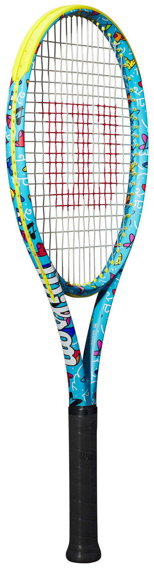 WR128411U Wilson Ultra 100 v4 Britto Hearts Tennis Racquet