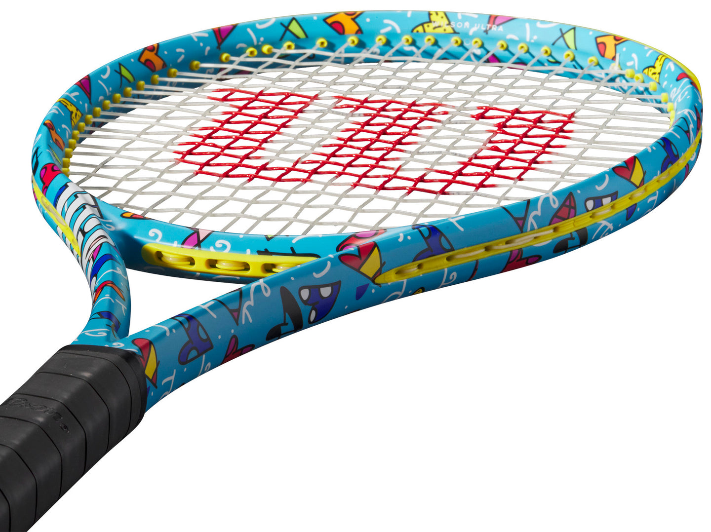 WR128411U Wilson Ultra 100 v4 Britto Hearts Tennis Racquet