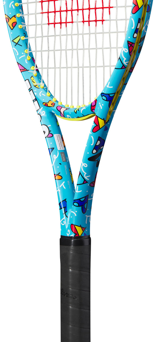 WR128411U Wilson Ultra 100 v4 Britto Hearts Tennis Racquet