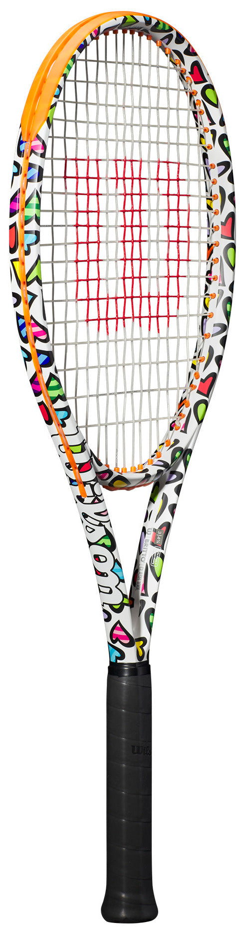 WR128511U Wilson Clash 100L v2 Britto Hearts Tennis Racquet