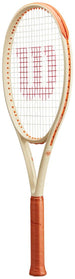 WR150711U Wilson Roland-Garros Clash 100 v2 Tennis Racquet (Cream/Orange)