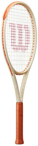WR150711U Wilson Roland-Garros Clash 100 v2 Tennis Racquet (Cream/Orange)