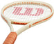 WR150711U Wilson Roland-Garros Clash 100 v2 Tennis Racquet (Cream/Orange)